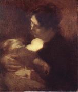 Eugene Carriere Motherhood France oil painting artist